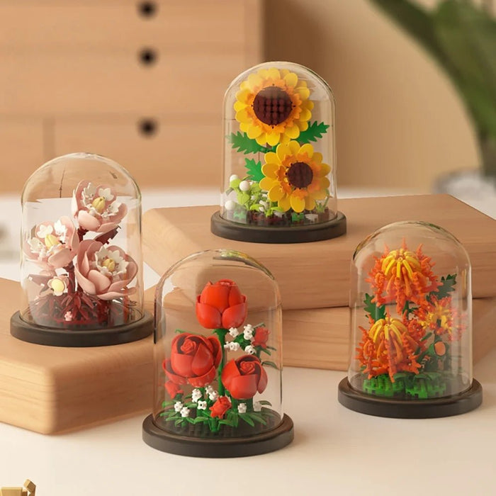 Flower Dome Miniature Building Bricks Set