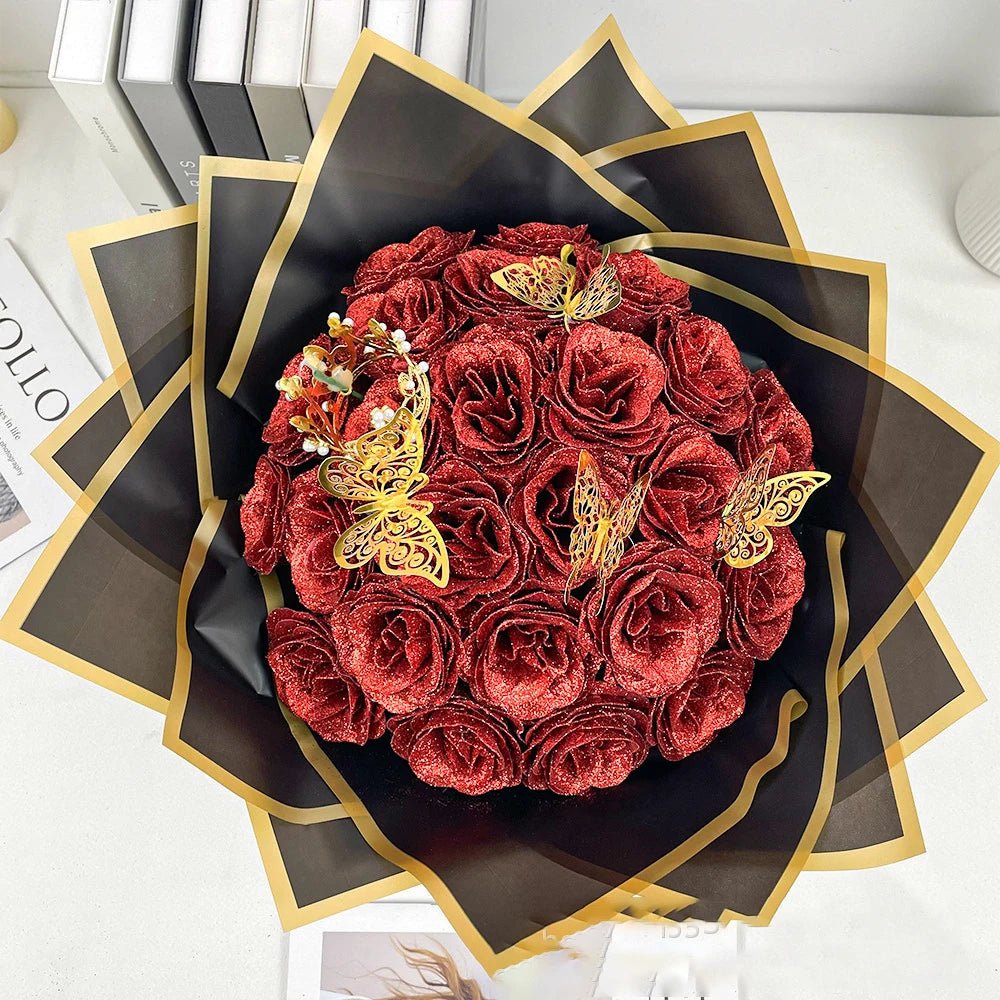 Glitter Rose Bouquet